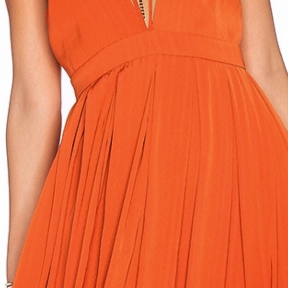 Lucy Paris Burnt Orange Maxi Dress in size medium. - Picture 6 of 6